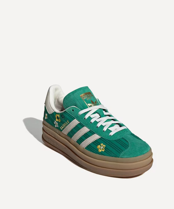 adidas Gazelle Bold x Liberty London – Green – Green – view 3