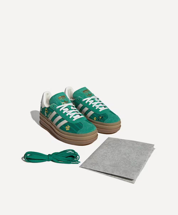 adidas Gazelle Bold x Liberty London – Green – Green – view 4
