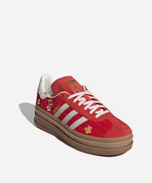 adidas Gazelle Bold x Liberty London – Red – Red – view 3