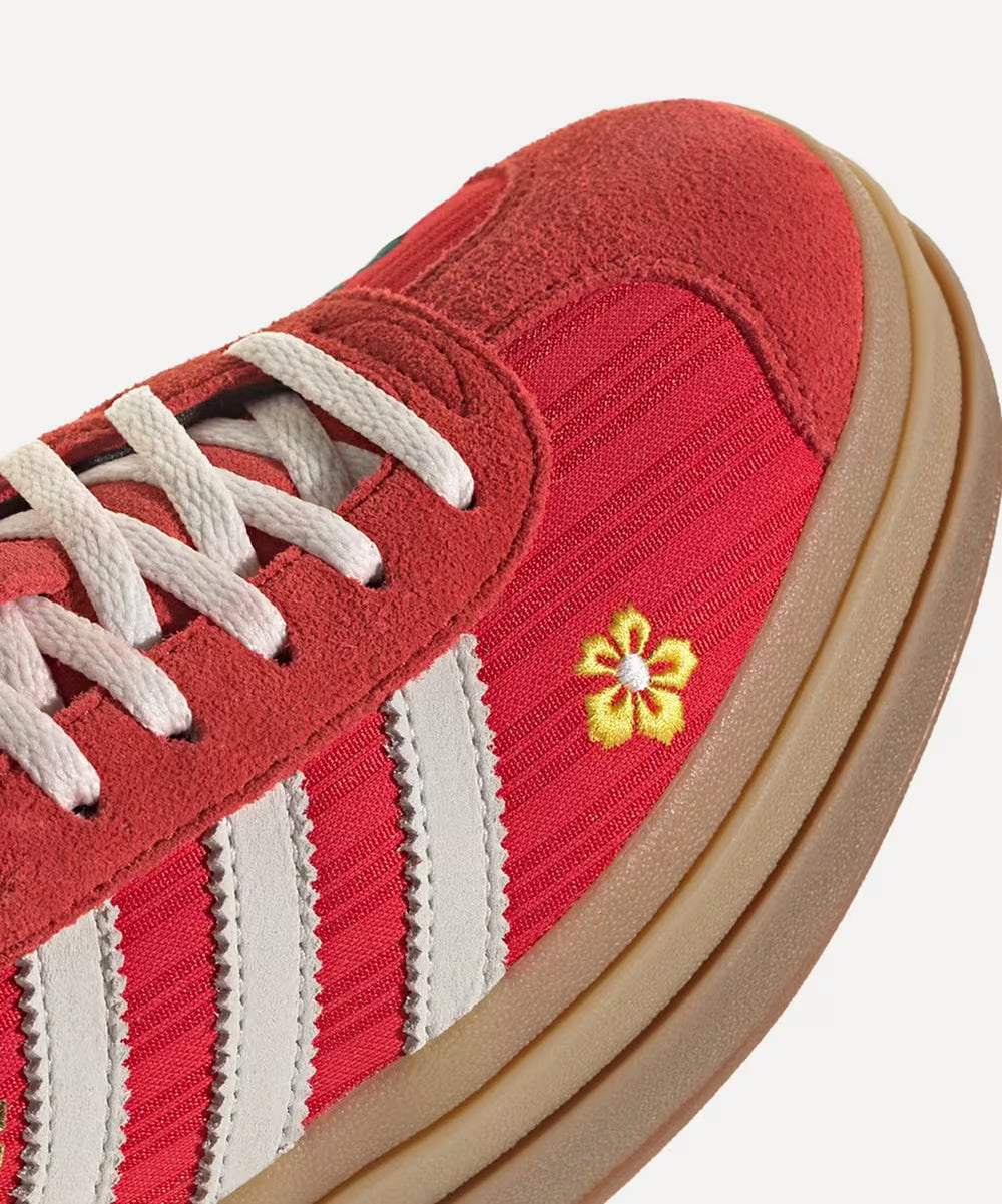 adidas Gazelle Bold x Liberty London – Red – Red – view 1