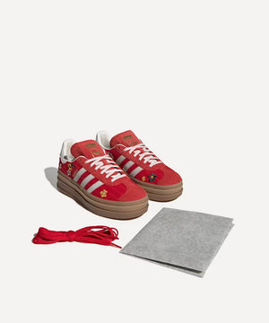 adidas Gazelle Bold x Liberty London – Red – Red – view 4