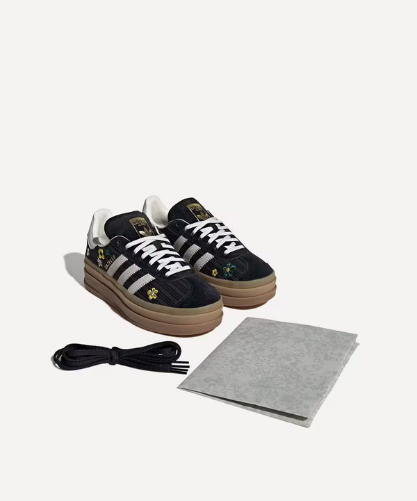 adidas Gazelle Bold x Liberty London – Black – Black – view 4