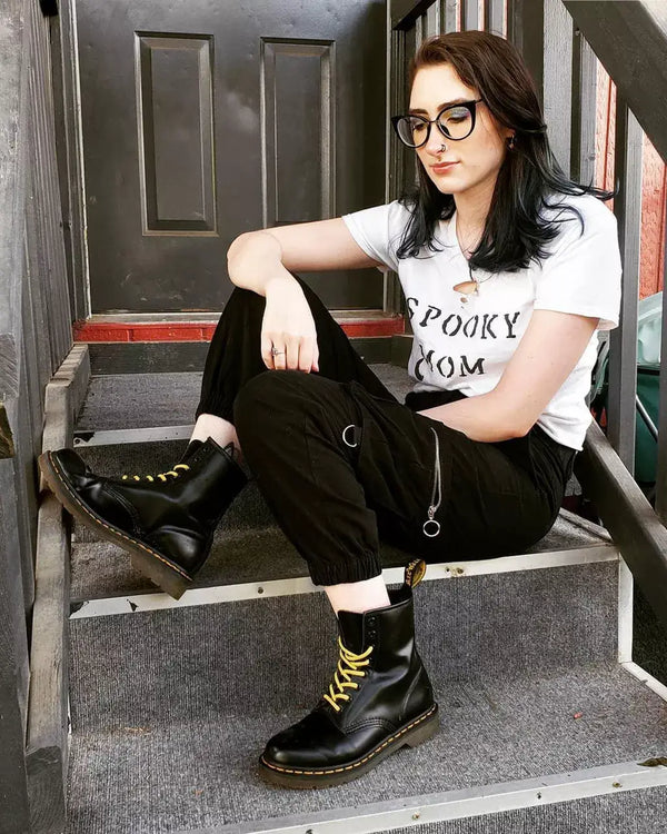 Women's Dr. Martens 1460 Boots – Black – view 10