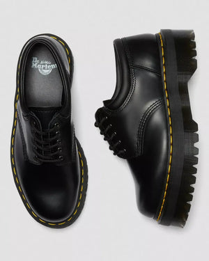 Dr. Martens 8053 Leather Platform Shoes – Black – view 4