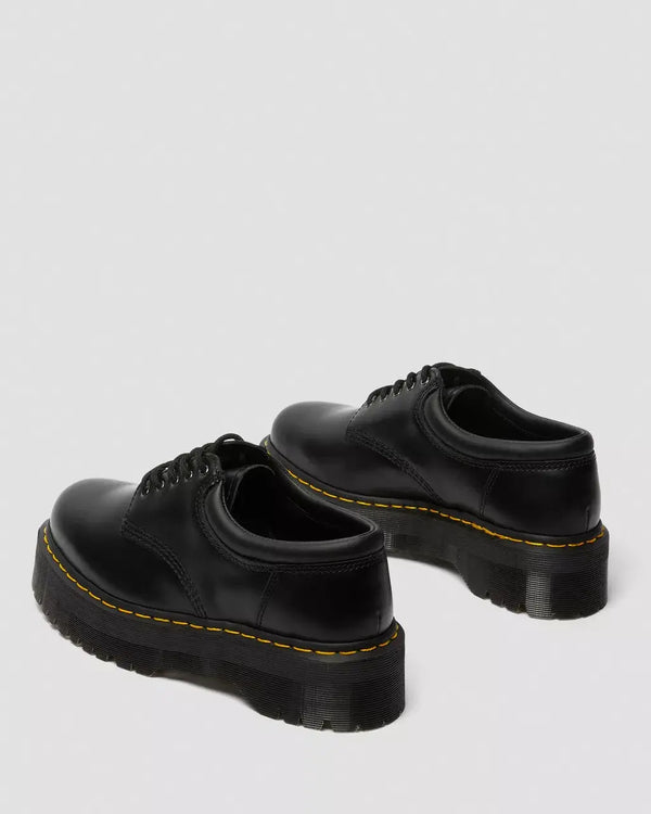 Dr. Martens 8053 Leather Platform Shoes – Black – view 6