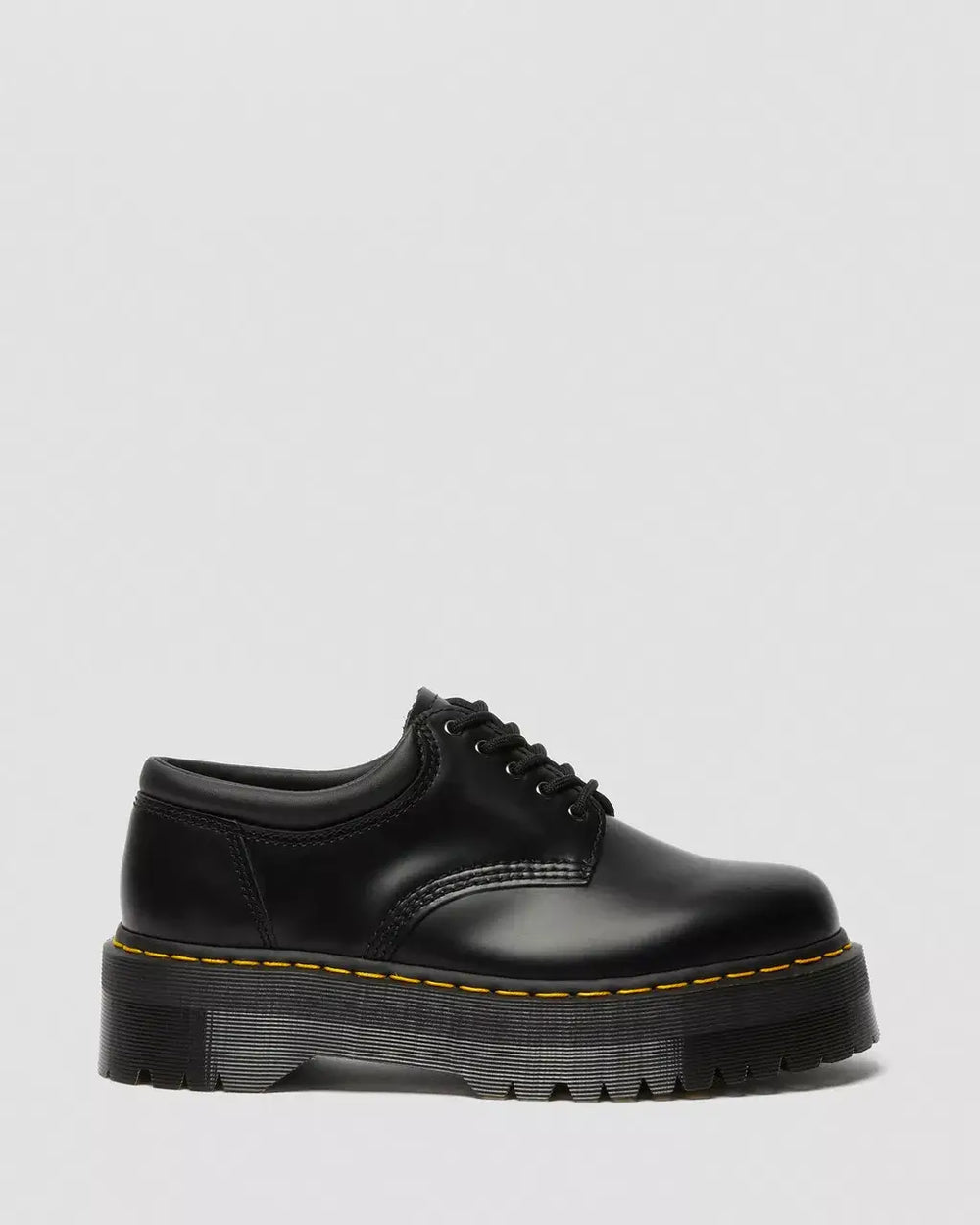 Dr. Martens 8053 Leather Platform Shoes – Black – view 1
