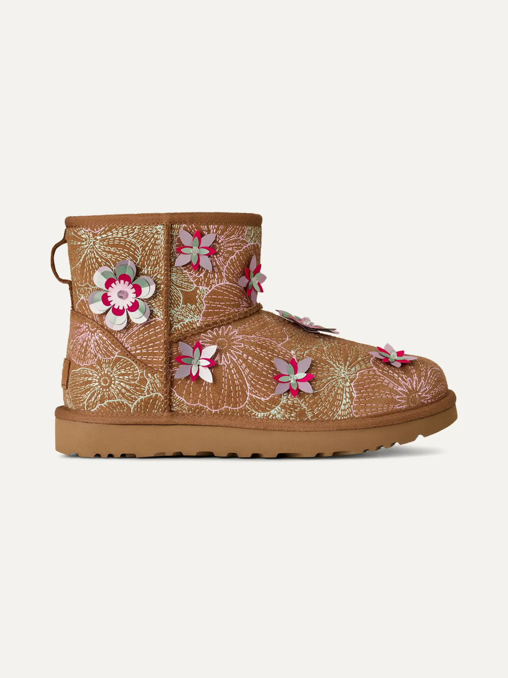 UGG Classic Mini Meadow – Chestnut – Chestnut – view 1