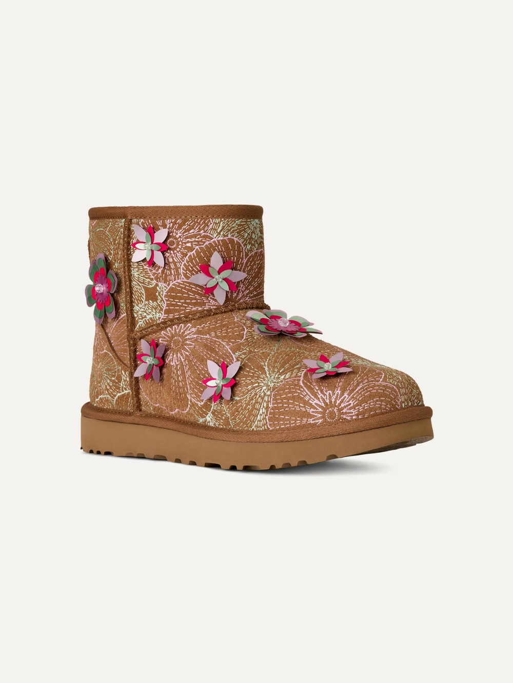 UGG Classic Mini Meadow – Chestnut – Chestnut – view 1