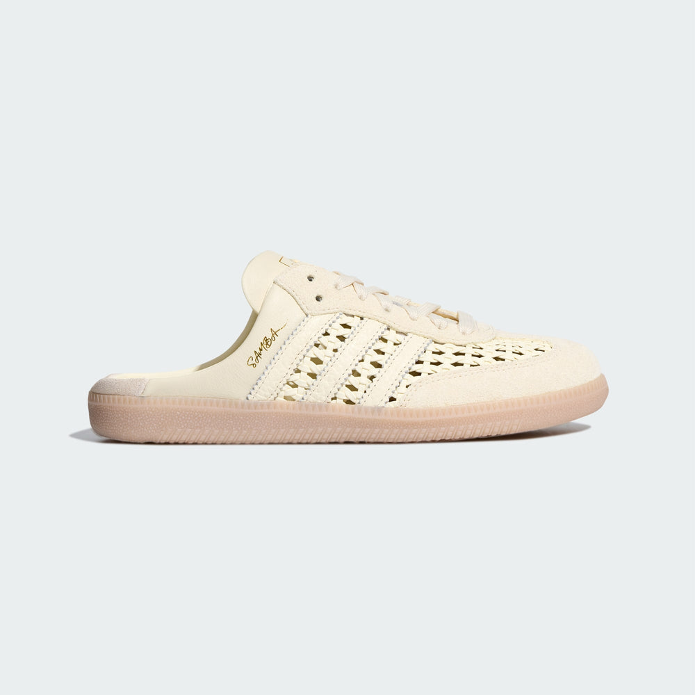 adidas Samba OG Mule Shoes Cream White view 1