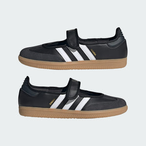 adidas Samba Jane – Black / Off White / Gold Metallic – view 29