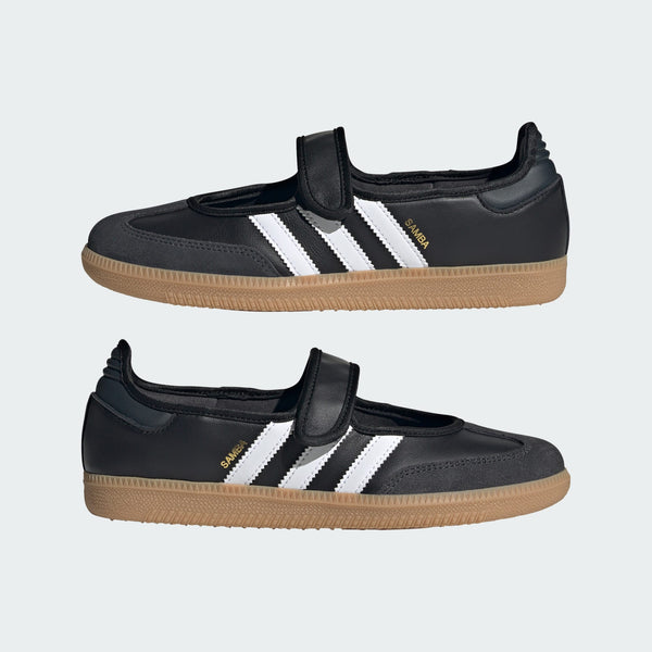 adidas Samba Jane – Black / Off White / Gold Metallic – view 29