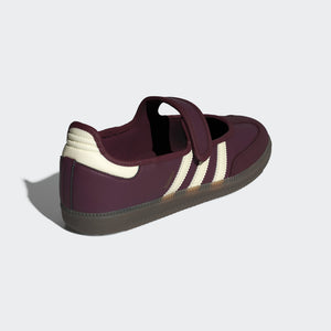 adidas Samba Jane – Burgundy / Cream White / Gold Metallic – view 15