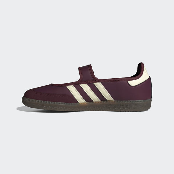 adidas Samba Jane – Burgundy / Cream White / Gold Metallic – view 16