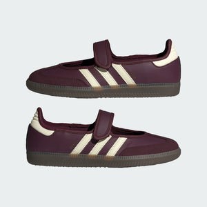 adidas Samba Jane – Burgundy / Cream White / Gold Metallic – view 17