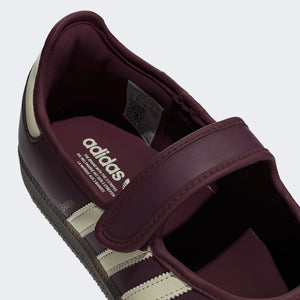 adidas Samba Jane – Burgundy / Cream White / Gold Metallic – view 18