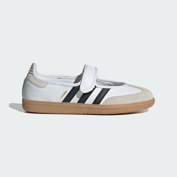adidas Samba Jane – Black / Off White / Gold Metallic – view 32