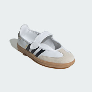 adidas Samba Jane – Black / Off White / Gold Metallic – view 35