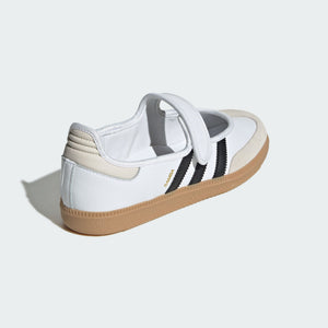 adidas Samba Jane – Black / Off White / Gold Metallic – view 36