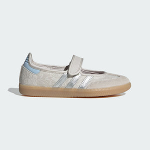 adidas Samba Jane – Pearl White / Silver Metallic / Chalk White – view 1