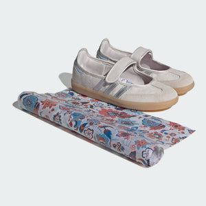 adidas Samba Jane – Pearl White / Silver Metallic / Chalk White – view 2