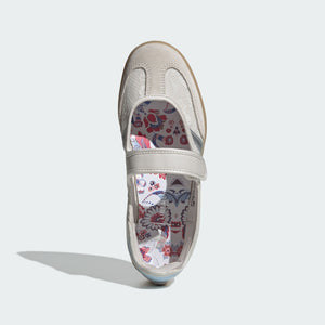 adidas Samba Jane – Pearl White / Silver Metallic / Chalk White – view 3