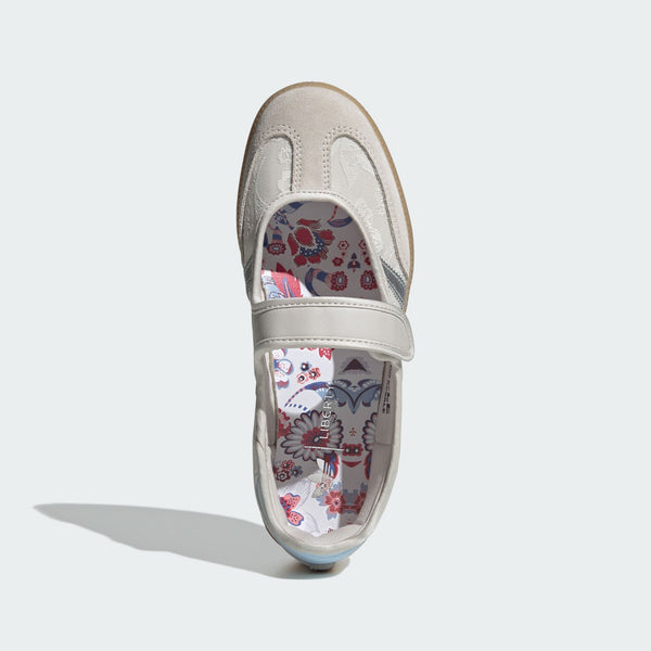 adidas Samba Jane – Pearl White / Silver Metallic / Chalk White – view 3
