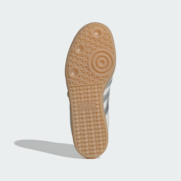 adidas Samba Jane – Pearl White / Silver Metallic / Chalk White – view 4