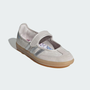 adidas Samba Jane – Pearl White / Silver Metallic / Chalk White – view 5