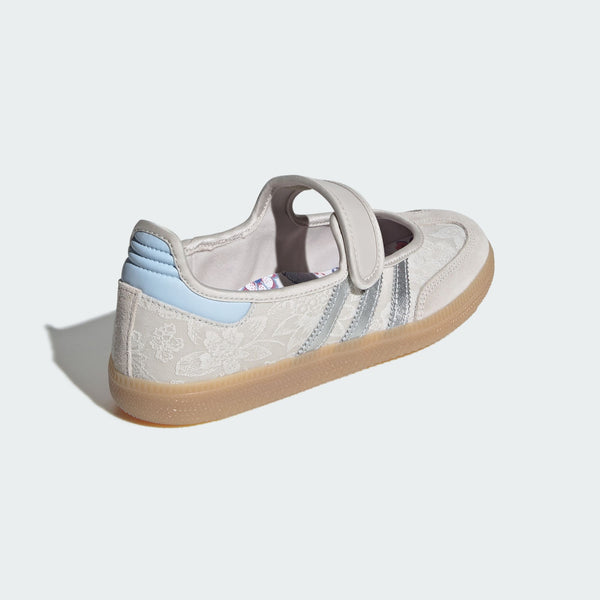 adidas Samba Jane – Pearl White / Silver Metallic / Chalk White – view 6
