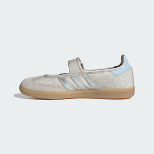 adidas Samba Jane – Pearl White / Silver Metallic / Chalk White – view 7