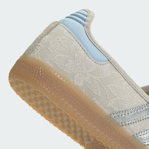 adidas Samba Jane – Pearl White / Silver Metallic / Chalk White – view 10