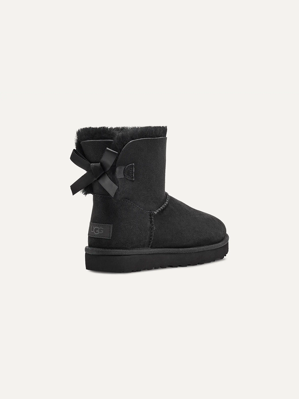 Women's UGG Mini Bailey Bow II – Black – view 5