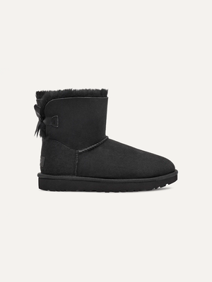 Women's UGG Mini Bailey Bow II – Black – view 1