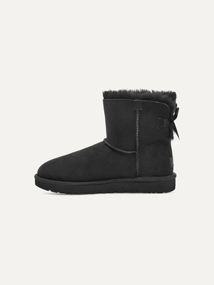 Women's UGG Mini Bailey Bow II – Black – view 3