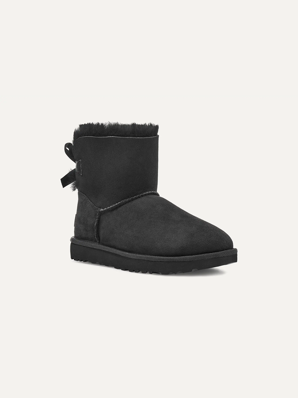 Women's UGG Mini Bailey Bow II – Black – view 4