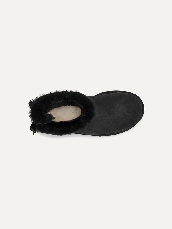 Women's UGG Mini Bailey Bow II – Black – view 6