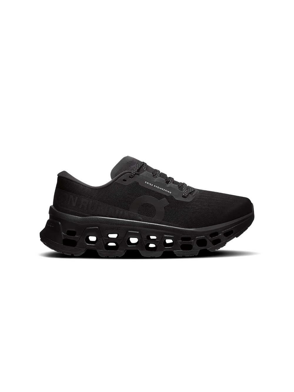 On Cloudmonster 3 Wide – Black – view 1