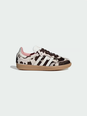 adidas Samba OG Cow Print – Gum / Brown / White – view 1