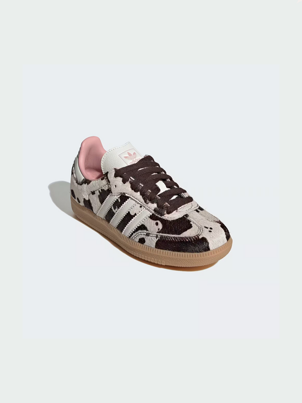 adidas Samba OG Cow Print – Gum / Brown / White – view 4