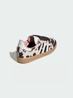 adidas Samba OG Cow Print – Gum / Brown / White – view 3