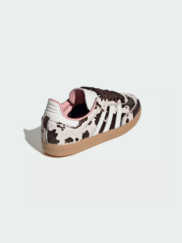 adidas Samba OG Cow Print – Gum / Brown / White – view 3