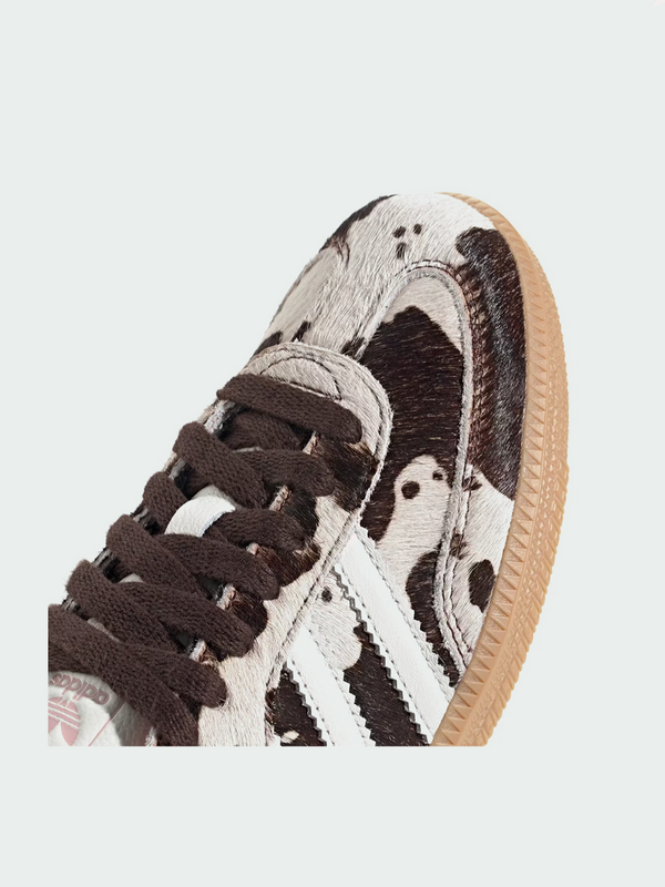 adidas Samba OG Cow Print – Gum / Brown / White – view 6