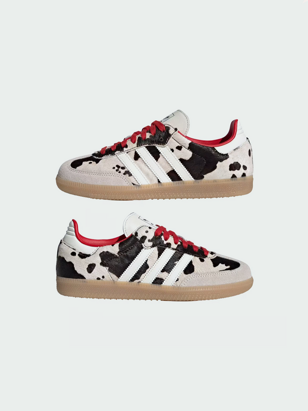 adidas Samba OG Cow Print – Gum / Brown / White – view 12