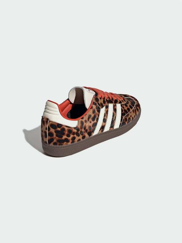 adidas Samba OG Leopard Print – Brown / Orange – view 3