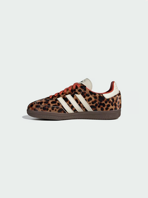 adidas Samba OG Leopard Print – Brown / Orange – view 2