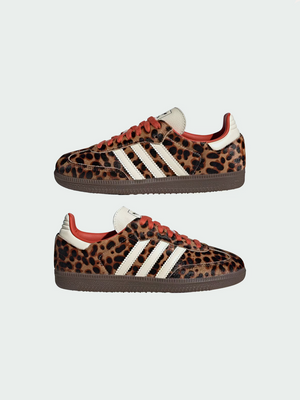 adidas Samba OG Leopard Print – Brown / Orange – view 5