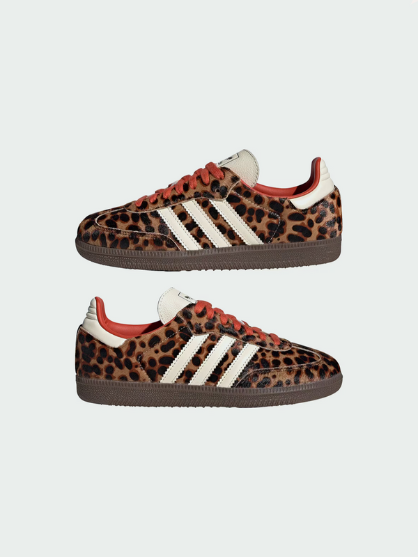 adidas Samba OG Leopard Print – Brown / Orange – view 5