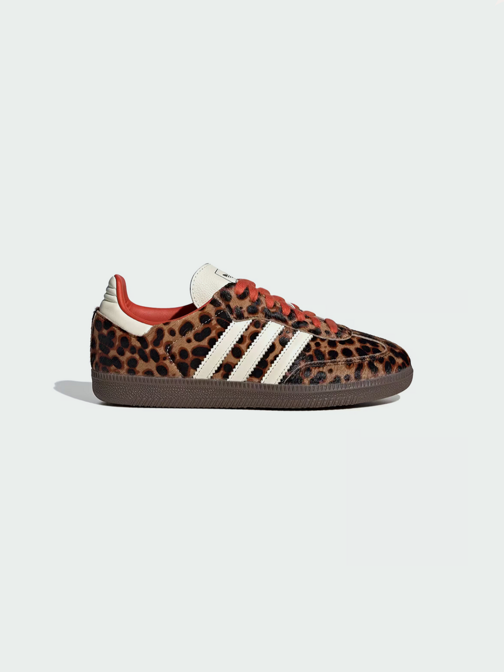 adidas Samba OG Leopard Print – Brown / Orange – view 1